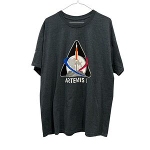 Dark Gray NASA Artemis 1 Graphic Tee Like New